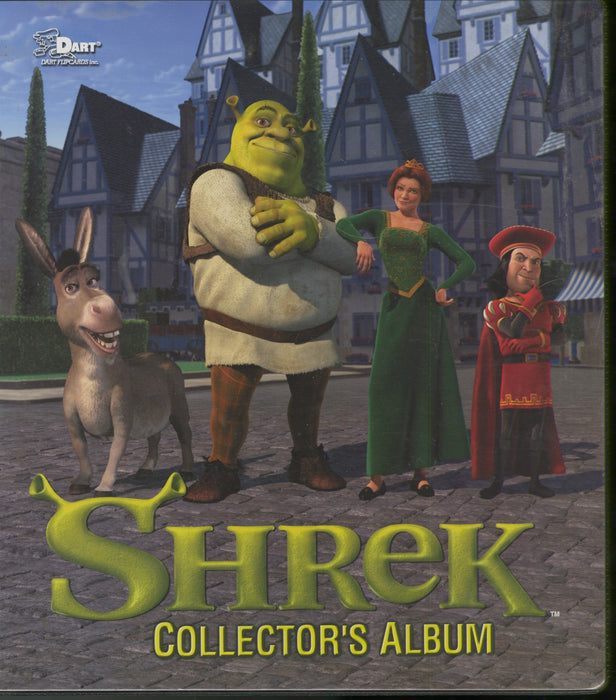 Shrek Movie Series 1 One Trading Card Album Empty Used Dart 2001