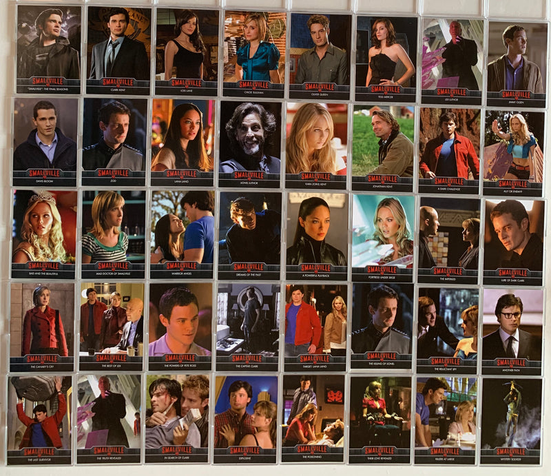 Smallville Seasons 7 - 10 Base Card Set 85 Cards Final Seasons  Cryptozoic 2012   - TvMovieCards.com