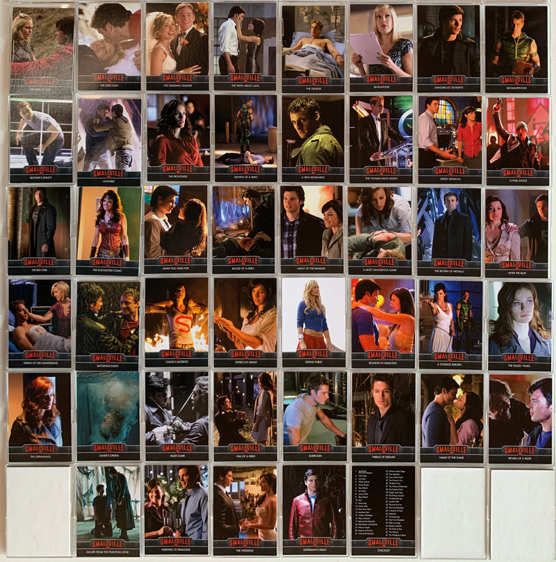 Smallville Seasons 7 - 10 Base Card Set 85 Cards Final Seasons  Cryptozoic 2012   - TvMovieCards.com