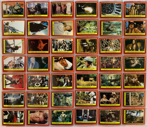 Star Wars Return of the Jedi Series 1 Movie Vintage Trading Card Set 132 Cards - TvMovieCards.com