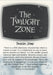 Twilight Zone Complete 50th Anniversary Case Trading Card Set 79 cards   - TvMovieCards.com