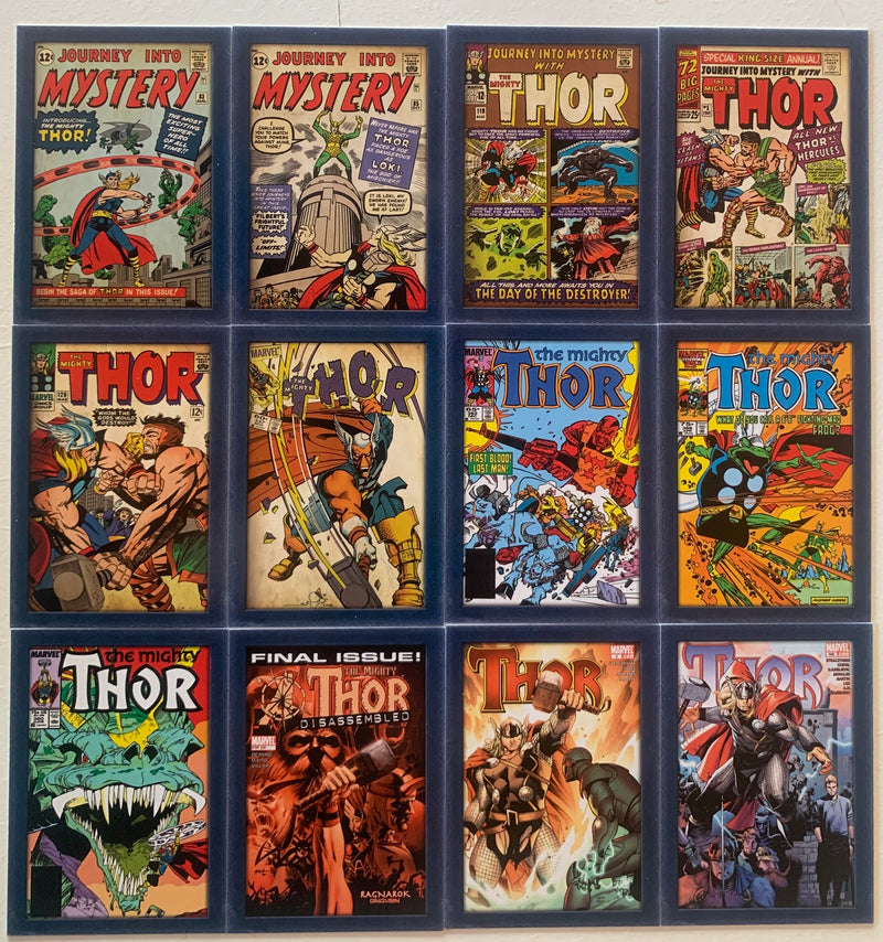 Marvel Thor Movie Comic Covers Chase Card Set T1 - T9 by Upper Deck 2011 12 Car - TvMovieCards.com