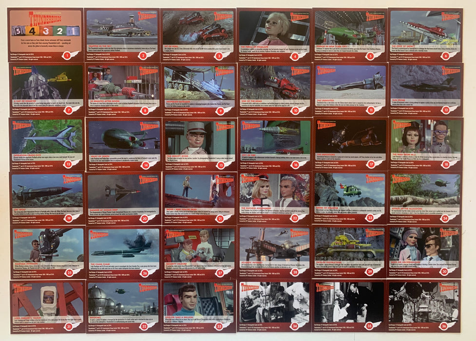 2018 THUNDERBIRDS Series 2 Base Card Set (36) By UNSTOPPABLE GERRY ANDERSON - TvMovieCards.com