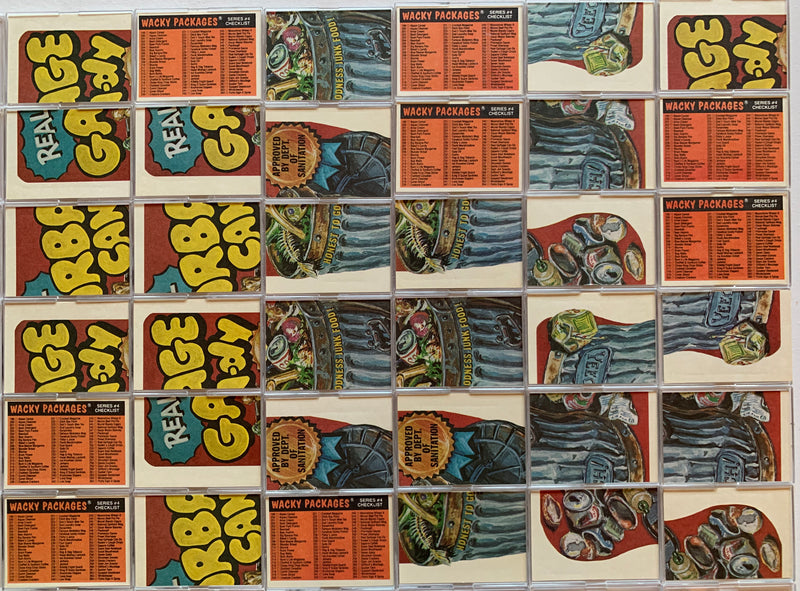 Wacky Packages Stickers Series 4 Card Set 66 Cards 199 - 264 Topps 1980 - TvMovieCards.com