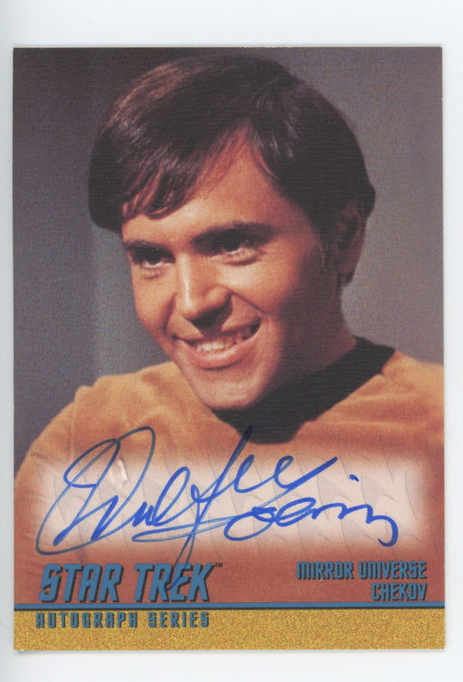 Star Trek The Original Series TOS 40th Ann. 1 Walter Koenig Autograph Card A126   - TvMovieCards.com