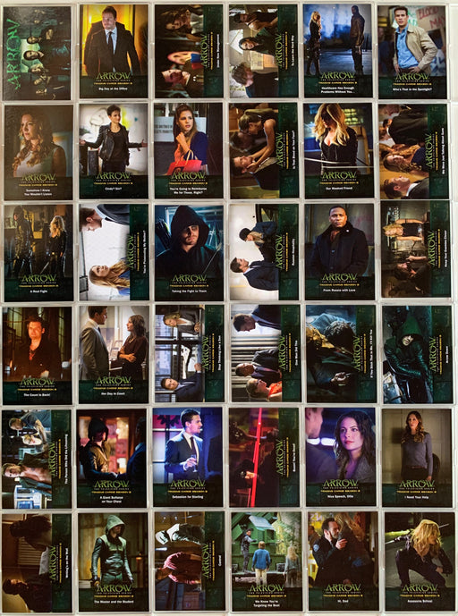 2015 Arrow Season 2 Base Trading Card Set 72 Cards Cryptozoic   - TvMovieCards.com