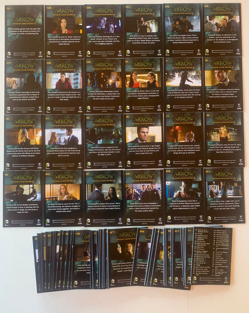 2015 Arrow Season 2 Silver Foil Parallel Card Set 90 Cards Rare Cryptozoic - TvMovieCards.com