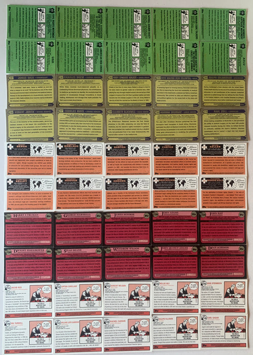 American Heritage Heroes Chromium Parallel Card Set 100 Cards Topps 2009 - TvMovieCards.com