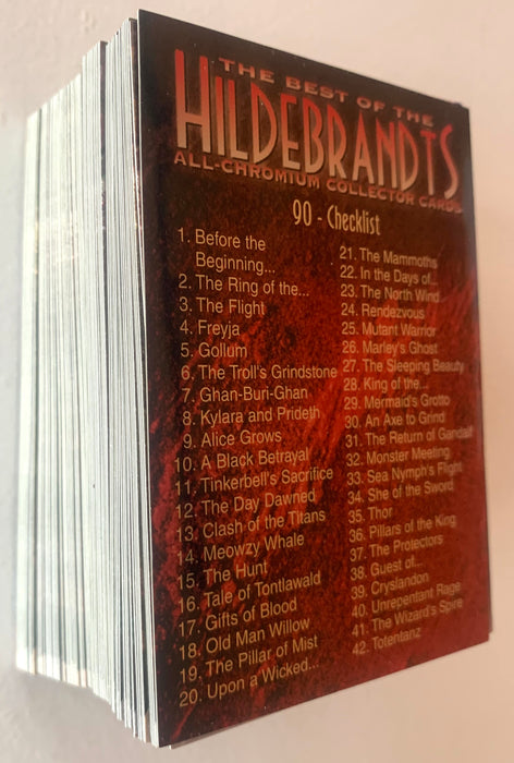 1996 Best of The Hildebrants Chromium Fantasy Art 90 Base Card Set NM - TvMovieCards.com