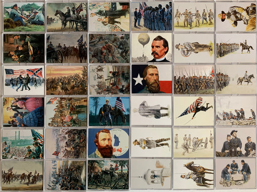 Civil War Blue and Gray 72 Card Set by Mort Kunstler Comic Images 1996   - TvMovieCards.com