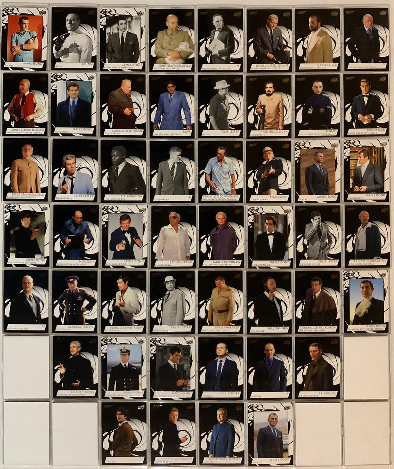 James Bond 2019 Collection Card Set of 150 Cards 100 Base+50 Special Upper Deck - TvMovieCards.com