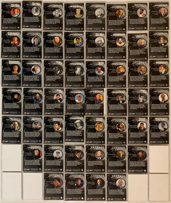 James Bond 2019 Collection Card Set of 150 Cards  100 base +50 special Upper Deck 2019   - TvMovieCards.com