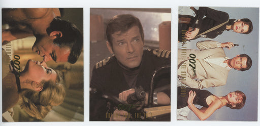 James Bond Connoisseur's 3 card promo set Inkworks 1997 P1 P2 P3   - TvMovieCards.com