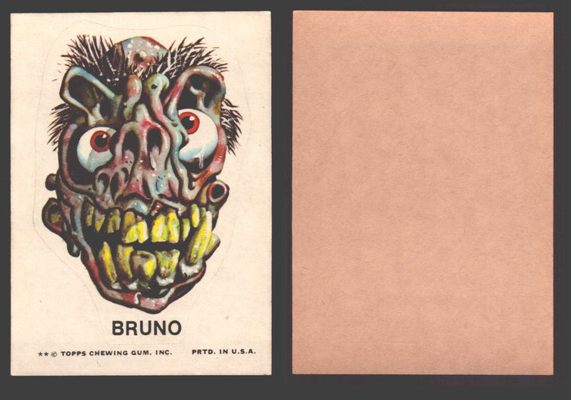1973-74 Ugly Stickers Tan Back Trading Card You Pick Singles #1-110 Topps Bruno - TvMovieCards.com