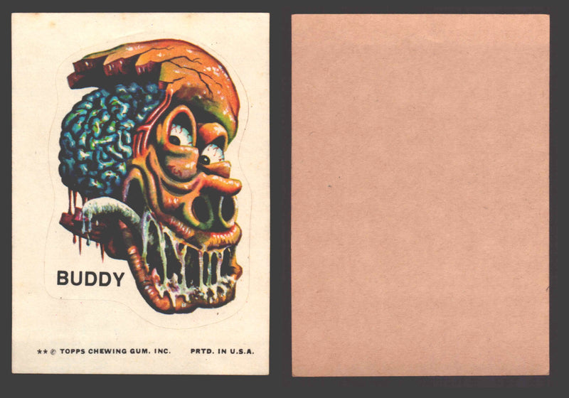 1973-74 Ugly Stickers Tan Back Trading Card You Pick Singles #1-110 Topps Buddy - TvMovieCards.com