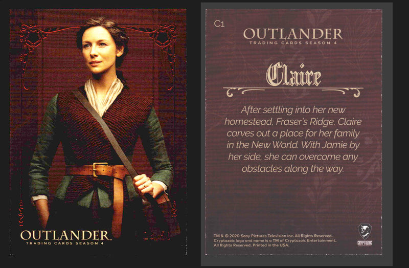 2020 Outlander Season 4 Red Foil Parallel Base Card You Pick Singles XX/50