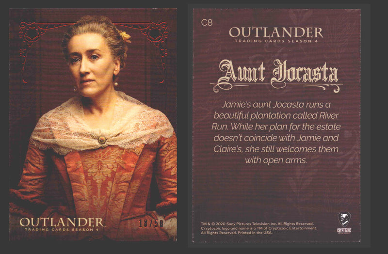 2020 Outlander Season 4 Red Foil Parallel Base Card You Pick Singles XX/50