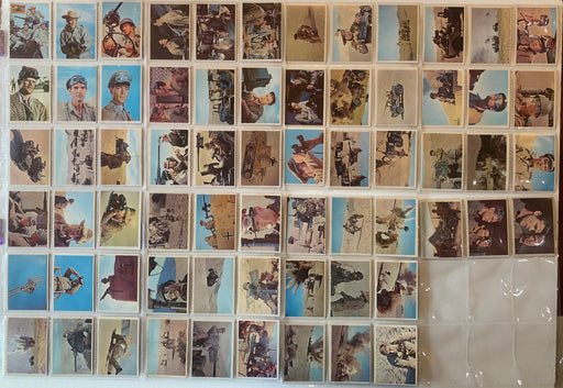 1966 Topps Rat Patrol Full 66 Card Complete Set #1-66 VG/Ex Printed in Canada - TvMovieCards.com