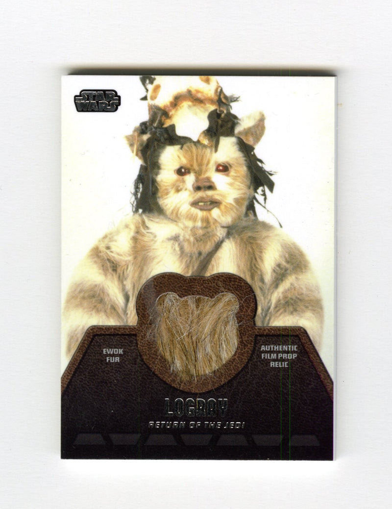 2013 Star Wars Jedi Legacy Relic Costume Fur Card ER-3 Ewok Topps