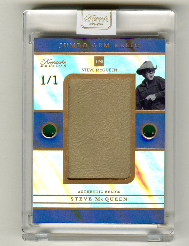 2025 Keepsake Edition - Authentic Relics Steve McQueen Jumbo Gem Relic 1/1 #108