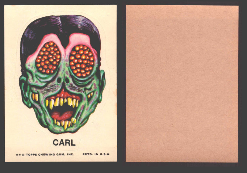 1973-74 Ugly Stickers Tan Back Trading Card You Pick Singles #1-110 Topps Carl - TvMovieCards.com
