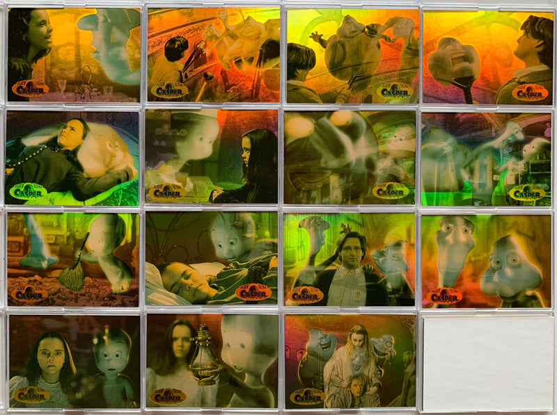 Casper The Movie Prismatic Foil Chase Card Set 1 of 15 thru 15 of 15 Fleer 1995   - TvMovieCards.com