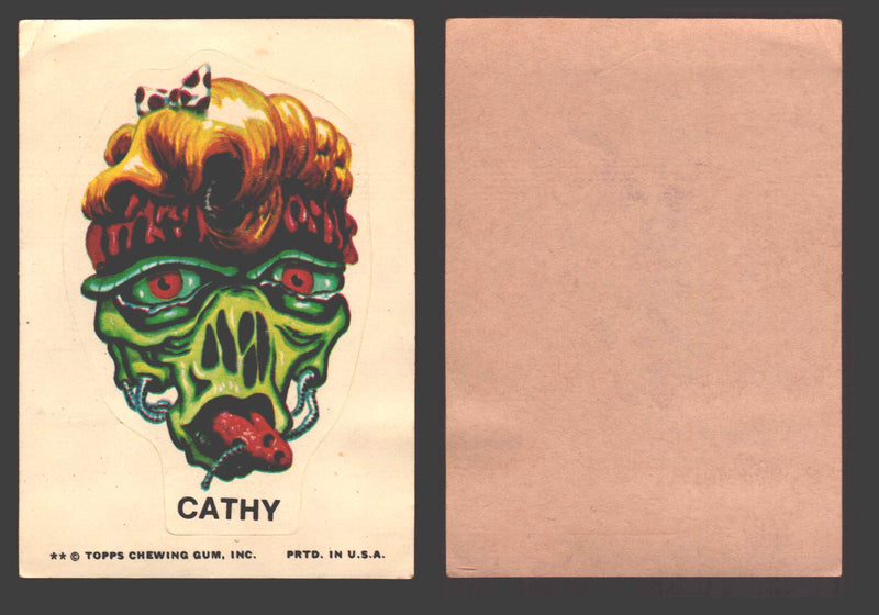 1973-74 Ugly Stickers Tan Back Trading Card You Pick Singles #1-110 Topps Cathy - TvMovieCards.com