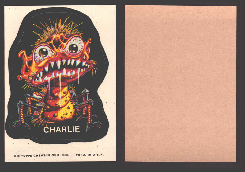 1973-74 Ugly Stickers Tan Back Trading Card You Pick Singles #1-110 Topps Charlie - TvMovieCards.com