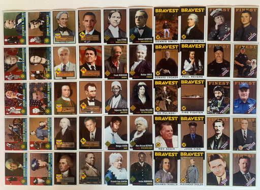 American Heritage Heroes Chromium Parallel Card Set 100 Cards Topps 2009 - TvMovieCards.com