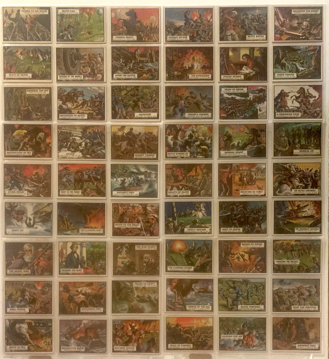 1962 Topps Civil War News Complete 88 Card Set - EX Overall  Marked Checklist