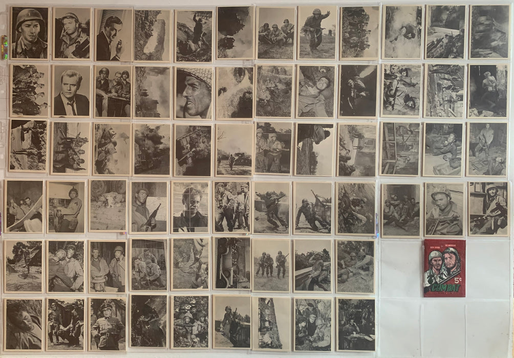 1964 Combat Series I & II Donruss Selmur Complete Trading Card Set of 132 Donruss