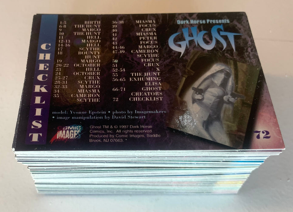 1997 Comic Images Dark Horse Presents Ghost Base Card Set 72 cards NM - TvMovieCards.com