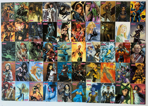 Marvel Women of Marvel Series 1 Base Card Set 81 cards. 2008 Rittenhouse - TvMovieCards.com