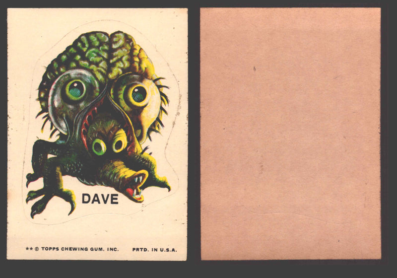 1973-74 Ugly Stickers Tan Back Trading Card You Pick Singles #1-110 Topps Dave - TvMovieCards.com