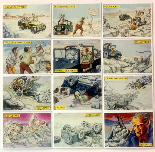 1990 Desert Rats 12-Card Set Rosem Midnight Madness Horror Comic Art Set Rare - TvMovieCards.com