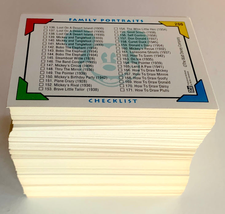 Disney Collector Cards Series 2 Base Trading Card Set 200 Cards Impel 1992 - TvMovieCards.com