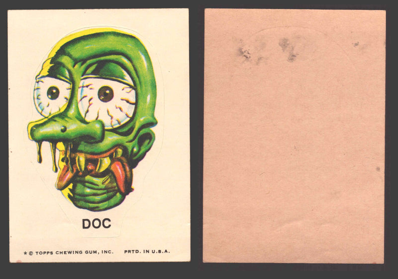 1973-74 Ugly Stickers Tan Back Trading Card You Pick Singles #1-110 Topps Doc - TvMovieCards.com