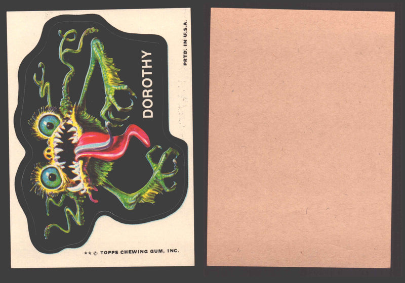 1973-74 Ugly Stickers Tan Back Trading Card You Pick Singles #1-110 Topps