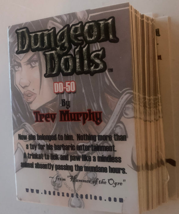 Dungeon Dolls 50 Card Base Set Fantasy Art Bad Axe Studios 2011 - TvMovieCards.com