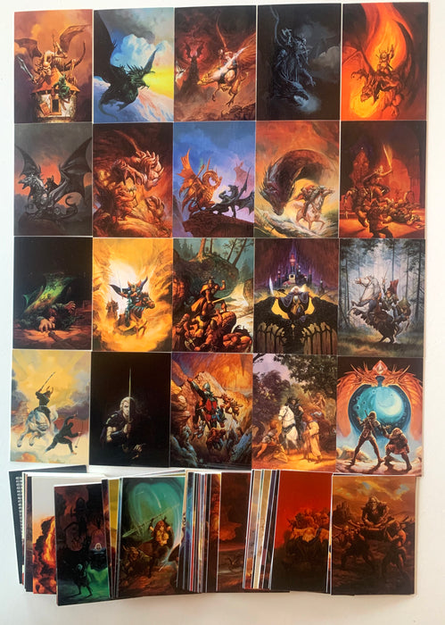 1995 FPG Jeff Easley Fantasy Art Complete Base Card Set 90 Cards NM - TvMovieCards.com