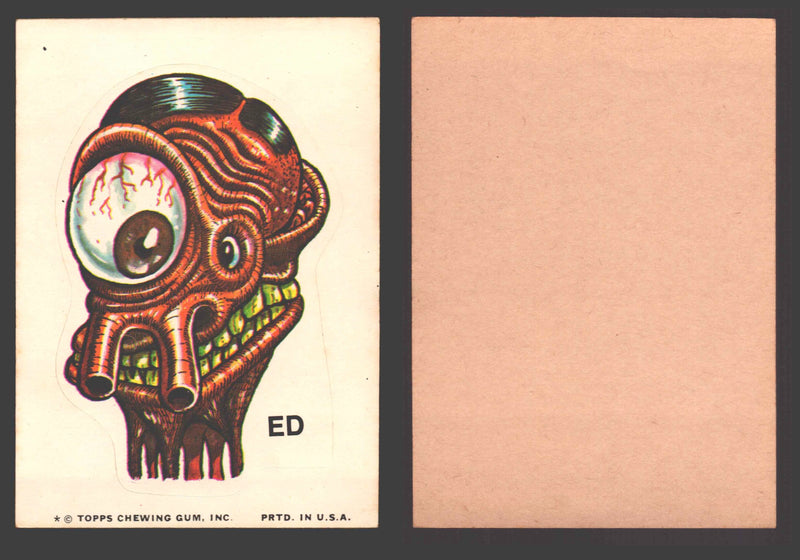 1973-74 Ugly Stickers Tan Back Trading Card You Pick Singles #1-110 Topps
