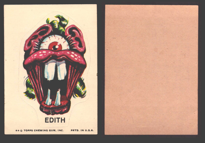 1973-74 Ugly Stickers Tan Back Trading Card You Pick Singles #1-110 Topps