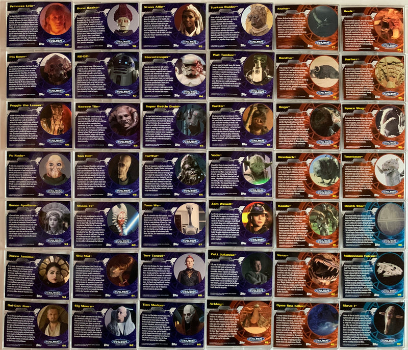 2006 Star Wars Evolution Update Base Trading Card Set 90 Cards Topps   - TvMovieCards.com