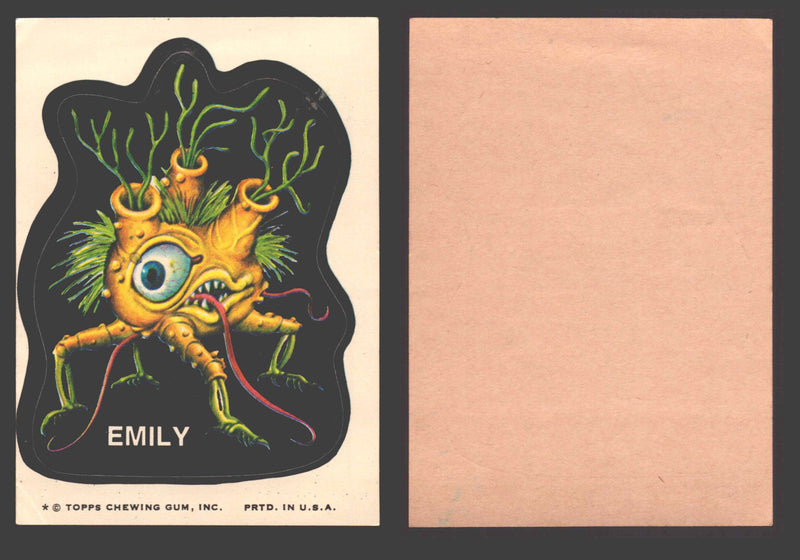 1973-74 Ugly Stickers Tan Back Trading Card You Pick Singles #1-110 Topps