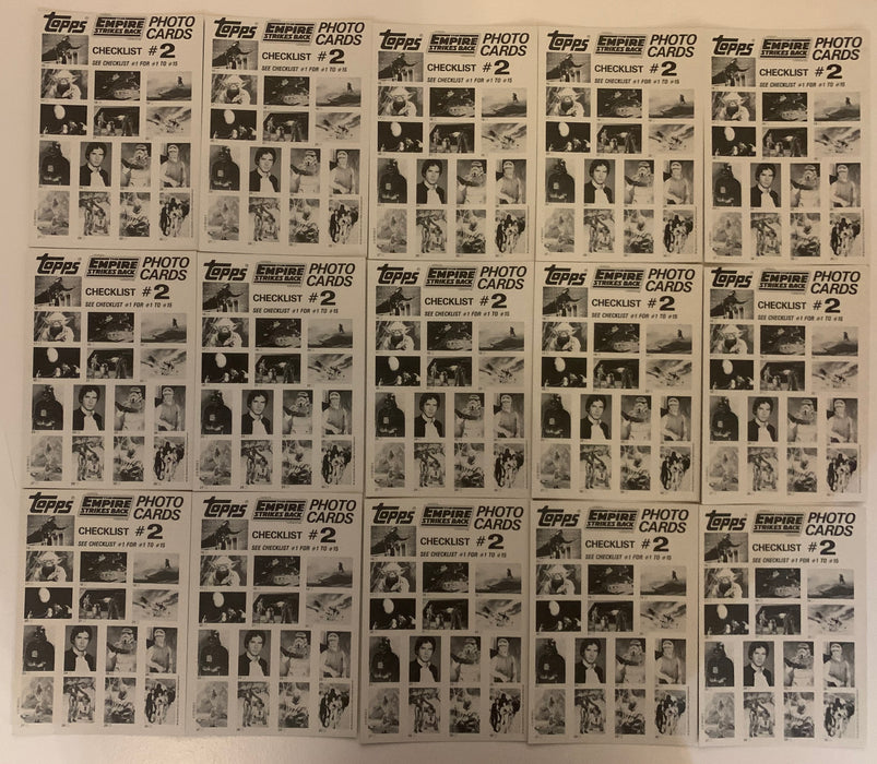 Star Wars Empire Strikes Back Giant Photo Card Set 30 Cards Topps 1980 - TvMovieCards.com