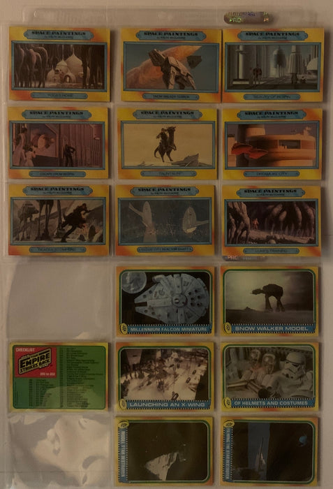 Star Wars Empire Strikes Back Series 3 Vintage Base Card Set 88 Cards #265-#352