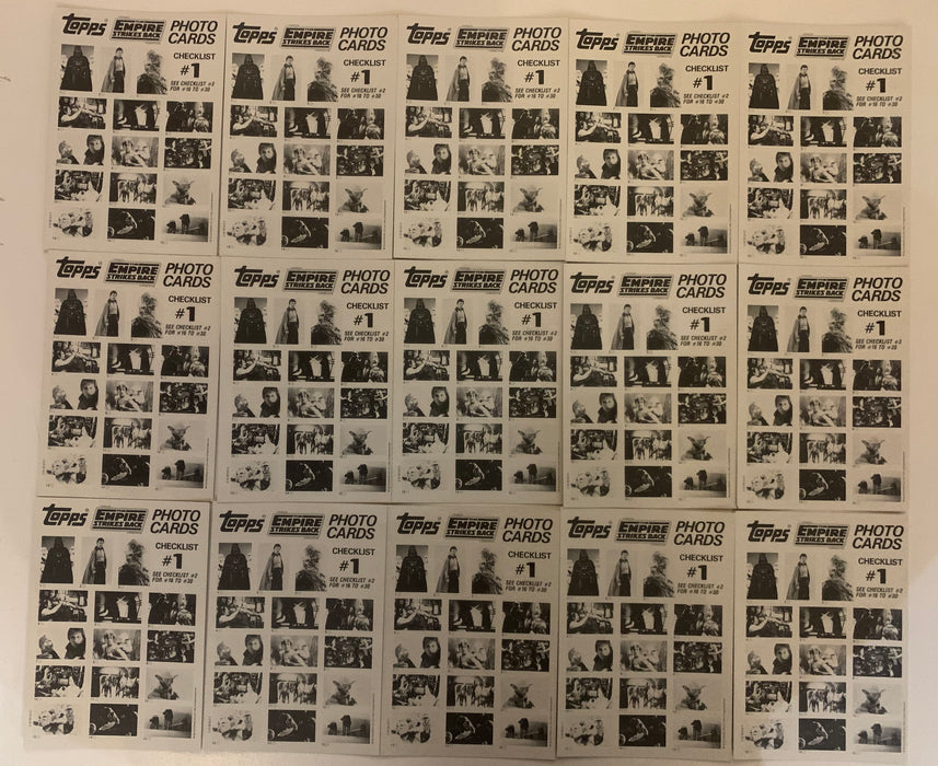 Star Wars Empire Strikes Back Giant Photo Card Set 30 Cards Topps 1980 - TvMovieCards.com
