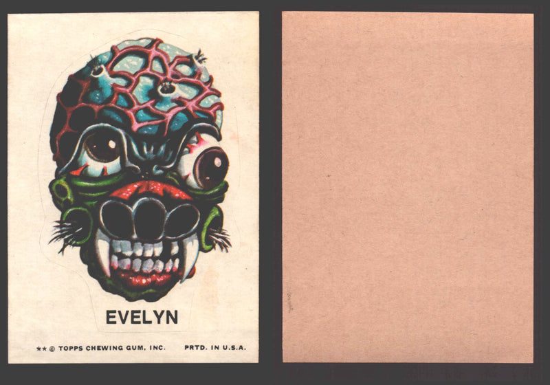 1973-74 Ugly Stickers Tan Back Trading Card You Pick Singles #1-110 Topps