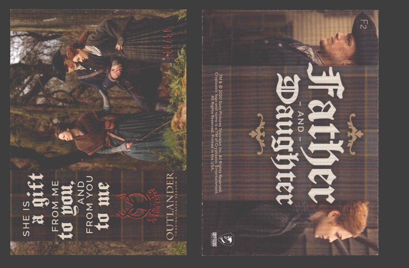2020 Outlander Season 4 Red Foil Parallel Base Card You Pick Singles XX/50