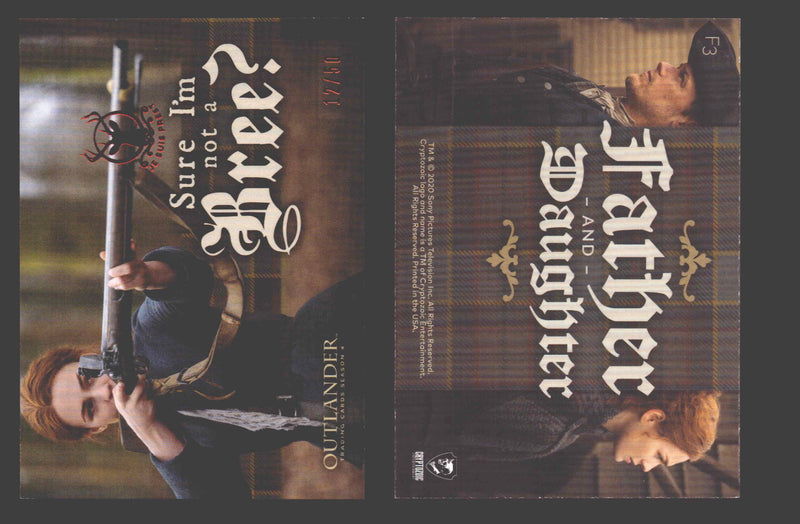 2020 Outlander Season 4 Red Foil Parallel Base Card You Pick Singles XX/50
